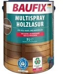 BAUFIX Multispray Holzlasur palisander seidengl&auml;nzend, 5 Liter, Holzlasur - Braun
