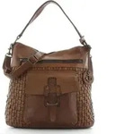 Harbour 2nd IRIS Umh&auml;ngetasche Crossover Flecht Cognac - Braun