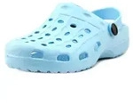 PLAYSHOES 171727, Clogs, Uni, Kind, Cyan, Einfarbig, 2223 - T&uuml;rkis - 22-23
