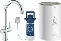 GROHE 30083001, GROHE Red Duo Armatur und Boiler Gr&ouml;&szlig;e M, Armatur mit C-Auslauf