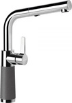 SCHOCK Armatur SC-540 in STONE mit Zugauslauf / CRISTADUR Grau