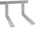 My Wall Halterung f&uuml;r Mikrowellenger&auml;te Belastung bis 35 kg ausziehbar, silber