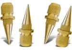 Lautsprecher-F&uuml;&szlig;e McVoice 'SA-4m', messing, 4er-Set - Gold