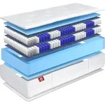 Matratze 90x200cm Terra Med Box2 33cm hoch Boxspring H&auml;rtegrad 4