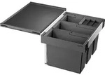 BLANCO FLEXON II 60/4 Abfallsystem System zum Einbau in Schubk&auml;sten - Schwarz