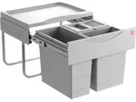 HAILO Abfallsorter 29 (12 + 2x8,5) Liter RAUMSPAR TANDEM S ab 50 cm Schrankbreite -