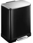 EKO - E-Cube Recycling Treteimer 10+9 Liter - Stainless steel Plastic -...