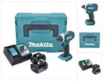 Makita DTD 152 RMJ 18V Li-Ion Akku Schlagschrauber im Makpac mit 2x 4,0 Ah Akku...