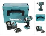 Makita DTD 152 RY1J 18V Li-Ion Akku Schlagschrauber im Makpac + 1x BL 1815 N 1,5 Ah