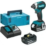 Makita DTD153RFJ, Schlagschrauber, Pistolengriff, 1/4", Gr&uuml;n, B&uuml;rstenlos,...