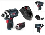 Bosch GDR 12V-105 Akku Drehschlagschrauber 12V 105Nm 1/4" + 1x 3,0 Ah Akku +