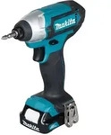 Makita TD110DSAE, Schlagschrauber, Schwarz, Blau, 1/4", 110 Nm, 2600 RPM, 3200...