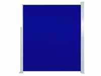 vidaXL Seitenmarkise 160x300 cm Blau