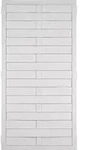 T&J LIGHTLINE Kunststoff Lamellenzaun 90x180 - Wei&szlig;