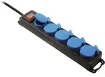 BACHMANN Verteilersteckdose 5x CEE7/3, IP44, 4,5m