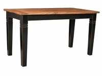 SIT Möbel Tisch aus Mangoholz | 140 x 90 cm | Tischplatte 25 mm honigfarben 