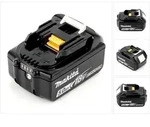 Makita BL 1850 B Li-Ion Akku 18V 5,0 Ah ( 197280-8 / 632f15-1 ) mit LED Anzeige...