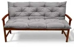 Beautissu Flair BR Bankauflage Hellgrau, 150x50x50cm - Hellgrau