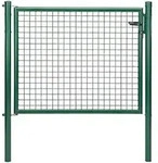 Alberts Wellengitter-Einzeltor mit Zubeh&ouml;r, Breite 125 cm, H&ouml;he 100 cm,...