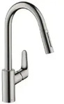 Hansgrohe M41, Waschbecken, Edelstahl - Silber