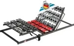 Elektrischer Tellerlattenrost 90x190 cm - TerraMed T-Flex, 55 Tellermodule, 5 Zonen,