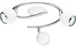 BIMEDA Spot - L29 x H34,5 cm - wei&szlig;, chrom - 3X2,8W inkl. - IP20 - Wei&szlig;