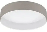 EGLO LED Deckenlampe Pasteri, 1 flammige Textil Deckenleuchte, Material: Stahl,