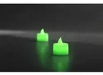 Konstsmide LED Teelicht 2er Set, Gr&uuml;n