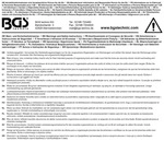 BGS 4020 3/3 Werkstattwageneinlage: Steckschl&uuml;sseleins&auml;tze etc. in Zollgr&ouml;&szlig;en,