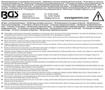 BGS 4055 2/3 Werkstattwageneinlage: Kreuz- und Schlitz-Schraubendreher, 8-tlg.