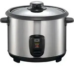 Melissa 16280021 - Reiskocher und Dampfgarer 1,5L, 500W, Edelstahl/Schwarz - Schwarz