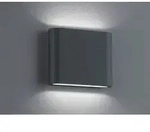Trio Leuchten LED Au&szlig;en-Wandleuchte Thames II anthrazit Up- & Downlight - Grau