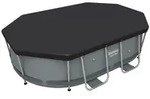 Bestway Pool-Abdeckung, H&uuml;lle, Grau, PVC, Oval, 20 cm, 30 cm - Grau