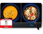 MEDION Doppel-Induktionskochplatte mit zwei Kochplatten, 3500 Watt, 10