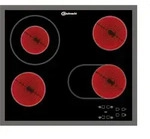 Bauknecht CTAR 7642 IN, Schwarz, Integriert, 56 cm, Zonen-Induktionskochfeld,