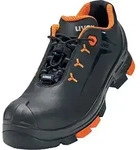 uvex 2 Halbschuhe S3 schwarz, orange Weite 11 Gr. 35 - Schwarz - 35