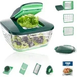 Genius Nicer Dicer Chef (15 Teile) Obst & Gem&uuml;seschneider Allesschneider