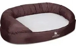 Knuffelwuff Orthop&auml;disches Hundebett Jessy aus Nylongewebe XXL 135 x 85cm Braun