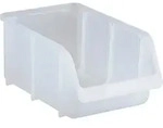 H&uuml;nersdorff Sichtlagerkasten Gr. 4, B207xT332xH155 mm, transparent - Transparent