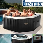 INTEX 28462, INTEX 28462 - Whirlpool - PureSPA Jet + Bubble Deluxe (octagon,onyx