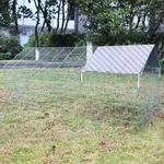 Wiltec Freilaufgehege Kaninchen 180 x 75 x 75 cm, Au&szlig;engehege und Kleintierstall