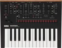 Korg monologue, Analoger Synthesizer, Silber, OLED, AC, Akku, AA, 8 h
