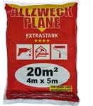 JUFOL Allzweckplane Extrastark 4x5 m LDPE transparent robust f&uuml;r Innen & Au&szlig;en -