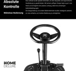 HOME DELUXE - Benzin Aufsitzrasenm&auml;her - Reaper Schwarz - Motor Leistung 4,5 kW (6,5
