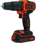 Black & Decker BDCHD18-QW, Handbohrmaschine, Schwarz, Orange, 1400 RPM, 2,5 cm, 1 cm,