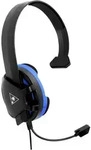 Turtle Beach Recon Chat Headset (schwarz) - Schwarz/Blau