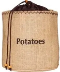 KitchenCraft Natural Elements Jutesack, f&uuml;r Kartoffeln, mit Verdunklungsfutter, -