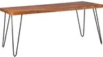 WOHNLING Esstisch BAGLI Massivholz Sheesham 180 cm Esszimmer-Tisch Holztisch