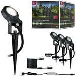 Paulmann Plug & Shine LED Gartenstrahler Sting Basisset - Grau/Schwarz