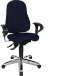 Drehstuhl Schreibtischstuhl B&uuml;rostuhl Topstar Sitness 10 blau